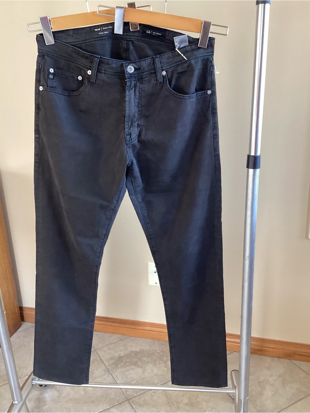 AG Adriano Goldschmied Slim Black Men's Jeans